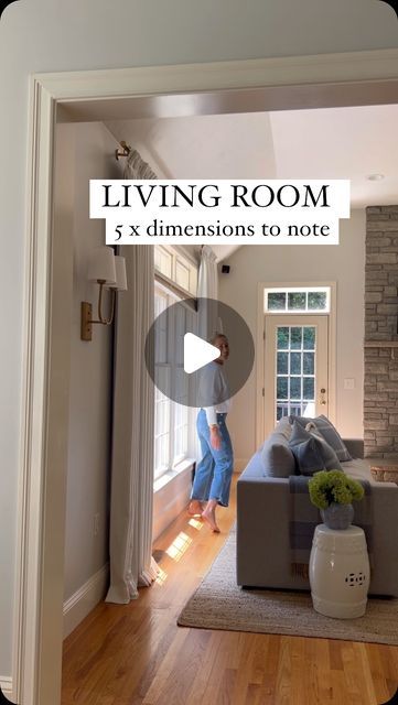 Phoebe Edmondson on Instagram: "Living Room Dimensions 🤍

These are all in an ideal world and just a guideline, our living room is big and truth be told we need a larger coffee table for the space (I’m currently searching!) 

5 x Living Room dimensions to note; 
1. Traffic Areas : 36” is the ideal width for pass through 
2. Area Rug : all front furniture legs should be on the rug
3. Chandelier size : room width + length in ft (example 13+15ft = 28” ideal width)
4. Sofa & Coffee table distance : between 14-18”
5. Coffee table size : ideally 2/3 width of your sofa 

These will all increase the comfort of your living room and enhance functionality. 
Do you find these helpful for layout? 

- SAVE FOR FUTURE REFERENCE - 

#livingroom #livingroomdecor #livingroomdesign #livingroomideas #livingr Cozy Living Rooms Warm, 3 Chandelier, Decor Rules, Tennessee House, Room Measurements, Family Living Room, Sofa Coffee Table, Addition Ideas, Room Addition