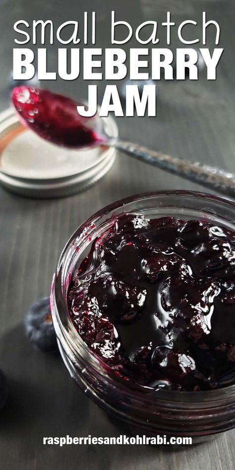 Making blueberry jam is one of the quickest ways to bottle up the last fresh berries of summer. This recipe takes just 20 minutes. Blueberry Butter Recipe, Strawberry Blueberry Jam, Jam Without Pectin, Fruit Jam Recipes, Blueberry Jelly, Blueberry Jam Recipe, Jam Recipes Homemade, Homemade Jelly, Blueberry Juice