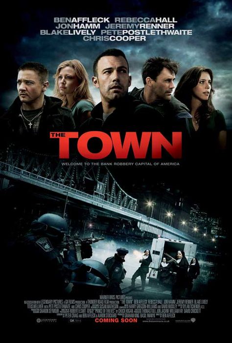 Saw it being filmed!! The Town Movie, Jeremy Renner, Ben Affleck, Movie Poster, The Movie