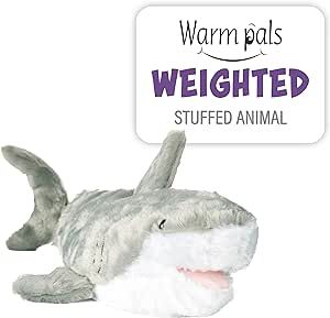 Warm Pals - Samuel Shark - 1.5lbs - Cozy Microwavable Lavender Scented Plush Toys - Heated Stuffed Animal - Heatable Coolable Bedtime Comfort Plushie Infant Toys, Microwave Heating Pad, First Christmas Photos, Homeschool Geography, Cooling Pad, Math Workbook, Soft Stuffed Animals, Manhattan Toy, Baby Must Haves