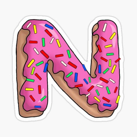 azracaus Shop | Redbubble M Sticker, Letter Y, Letter X, Letter N, Letter M, For Sale, Pink