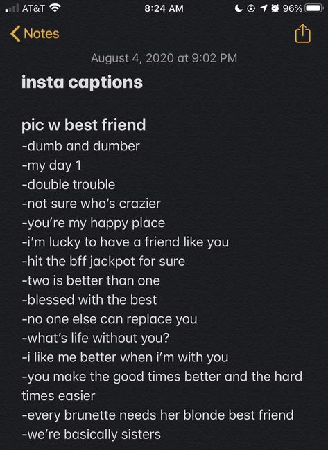 Bff Short Captions Instagram, Captions For Post With Best Friend, Short Caption For Best Friend Bff, Bff Short Quotes, Caption For Bff, Bff Insta Captions, Bff Quotes Short, Bff Quotes Short Aesthetic, Best Friends Captions For Instagram