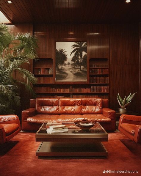 #70s #aesthetic #70sinterior #earthtones 1970s Interior Design, 70s Interior Design, 80s Interior Design, 80s Interior, 70s House, 70s Interior, Mid Century Modern Interior Design, Retro Interior Design, 70s Home