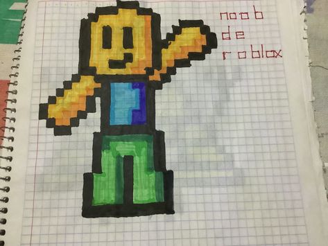 Roblox Perler Beads, Roblox Pixel Art, 3d Perler Bead, Beads Ideas, Graph Paper Art, Colour Ideas, Pixel Art Design, Art Idea, Art Academy