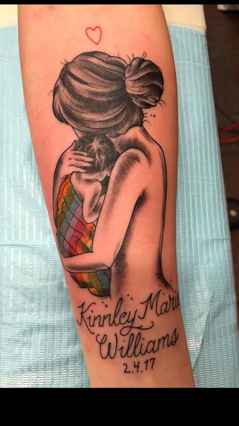 Rainbow  baby tattoo!  I NEED this for my daughter!!  @tessmcx Rainbow Baby Tattoo Ideas, Rainbow Baby Tattoo, Tattoos For My Daughter, Mom Tattoos For Daughter Unique, Mama Tattoos, Mom Baby Tattoo, Mutterschaft Tattoos, Child Tattoo, Traditional Heart Tattoos