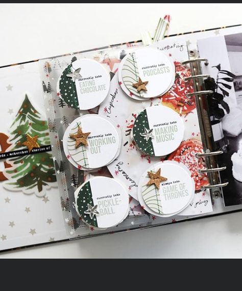 December Daily Page Ideas, December Daily Scrapbooking, December Daily Ideas Inspiration, Christmas Mini Albums, Project Life Scrapbook, Christmas Scrapbook Layouts, Travel Journal Scrapbook, Ali Edwards, Mini Albums Scrap