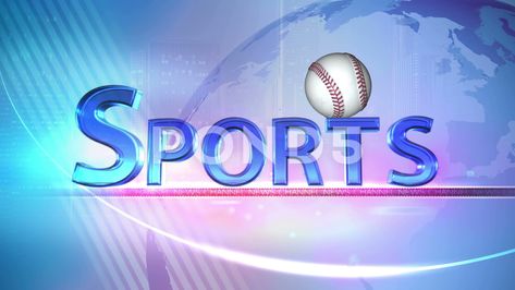 Sports TV News Segment Bumper Baseball #AD ,#News#Segment#Sports#TV Champions League Trophy, News Logo, Tv Sport, Sports Graphics, Green Watercolor, Technology Logo, Tv News, Sport Event, Choir