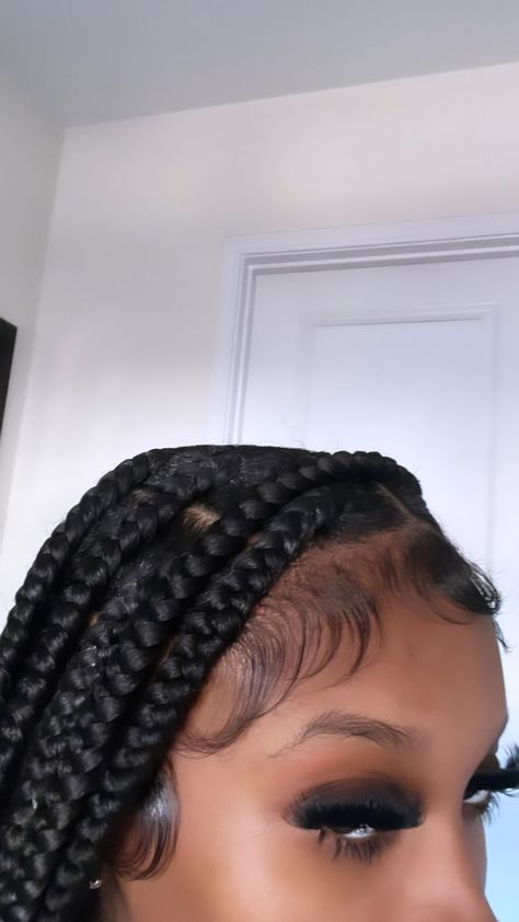 Big Edges With Braids, Edges With Braids, Big Edges, Edges Ideas, Dramatic Edges, Braided Hairstyles For Black Women Cornrows, Edges Hair, Braids Hairstyles Pictures, Big Forehead