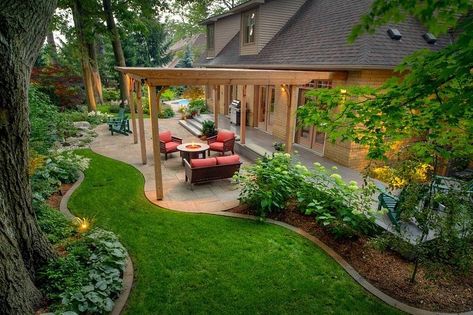 Design Per Patio, Florida Landscaping, Backyard Renovations, Backyard Remodel, Landscape Designs, Have Inspiration, Patio Landscaping, The Secret Garden, Traditional Landscape