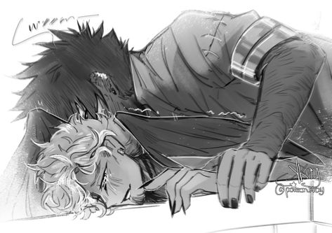 Hawk X Dabi Cute, Dabi X Hawks Comic, Hawks Comic, Dabi X Hawks Comic Kiss, Hawks And Dabi, Dabi And Hawks, Hawks X Dabi, Hawks Dabi, Hawk Pictures