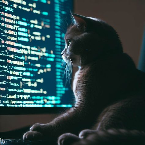 When you're trying to learn to code but your cat is more interested in the keyboard. Cat Funny Meme, Cat Computer, Gambit Wallpaper, Wallpaper Gatos, Money Cat, Blog Banner, Computer Programmer, Computer Security, Cat Funny