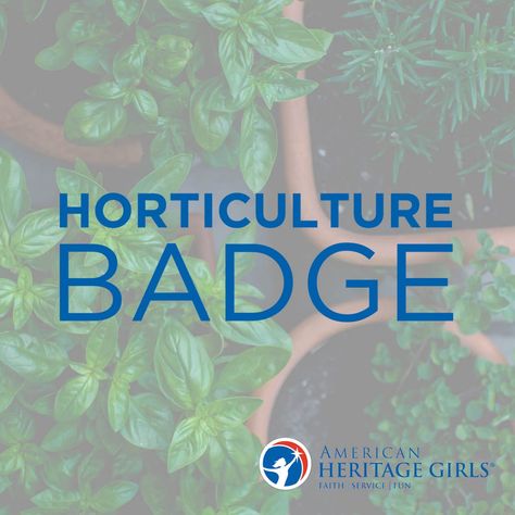 Explore God's creation and earn your Horitculture badge with these helpful links. If you are interested in learning more about American Heritage Girls, visit https://americanheritagegirls.org/  Entomology is a complimentary badge and has some overlapping information. American Heritage Girls Tenderheart, Ahg Badge, American Heritage Girls, Plant Science, Gods Creation, American Heritage, Horticulture, Leadership, Science