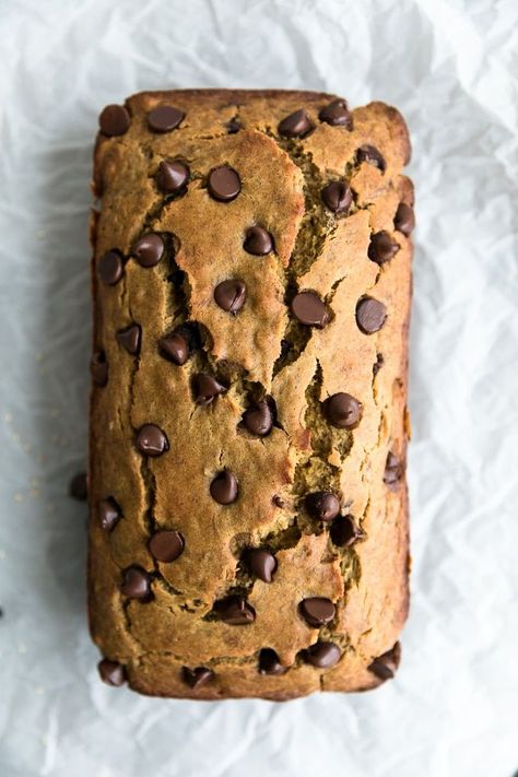 Quinoa Flour Chocolate Chip Banana Bread (gf, df) Quinoa Flour Recipes, Banana Bread Gf, Quinoa Flour, Paleo Banana Bread, Flours Banana Bread, Muffins Recipes, Low Histamine, Recipes Bread, Gluten Free Banana Bread