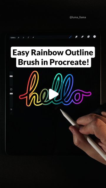 How To Create Brushes In Procreate, How To Make Procreate Brushes, Modeling Wallpaper, 50s Logo, Resume Graphic Design, Procreate Brushes Tutorials, Kpop Website, Rainbow Outline, Gaming Graphic Design