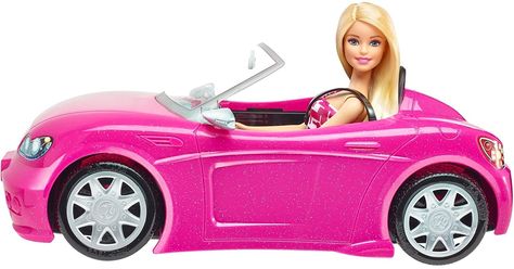 Muñeca Baby Alive, Barbie Car, Pink Convertible, Kids Play Toys, Barbie Shop, Pink Glam, Pink Doll, Fashion Journals, Valentine Photography