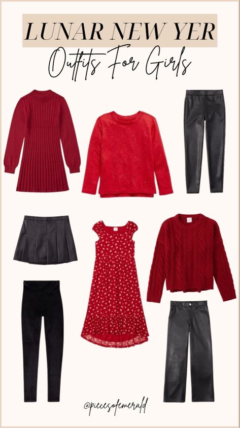 Lunar new year outfit ideas for girls Lunar New Year Outfit Ideas, Lunar New Year Outfit Casual, New Year Outfit Casual, Lunar New Year Outfit, New Year Outfit Ideas, New Year Outfits, New Year Fashion, New Year Outfit, Outfits For Girls