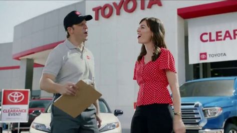 As a Toyota truck driver with a truckload of Toyota vehicles heads towards a dealership for the National Clearance Event, he sings about his journey. When he arrives, a Toyota spokesperson joins in, and they harmonize as they announce that the remaining 2019 vehicles won't last long. During the event, customers can get special leasing on the 2019 RAV4. 2019 Rav4, Commercial Ads, Tv Ads, Online Earning, Toyota Trucks, Toyota Cars, Ford Escape, Tv Commercials, Truck Driver