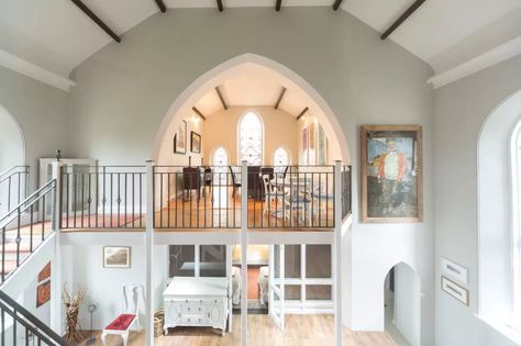 Chapel Conversion, Converted Church, Church Conversions, Small Swimming Pools, Castles In Ireland, 6 Bedroom House, Gothic Church, Earth Homes, Yorkshire Dales