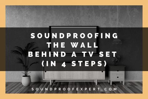 Sound Proof Wall Design, Wall Behind Tv, Wall Behind Bed, Soundproofing Walls, Tv Ideas, Soundproofing Material, Acoustic Fabric, Rearranging Furniture, Apartment Walls