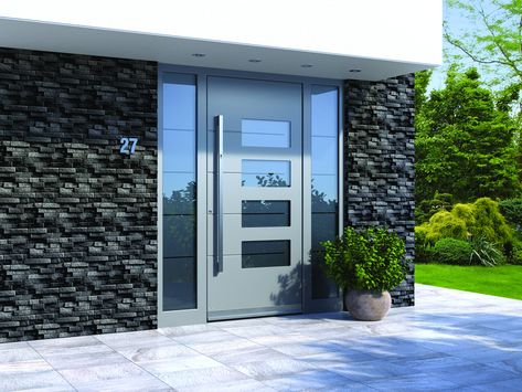 Aluminium Door Design, Aluminium Front Door, Double Door Entrance, House Main Door, Aluminium Door, Modern Entrance Door, House Main Door Design, Modern Entrance, Modern Front Door