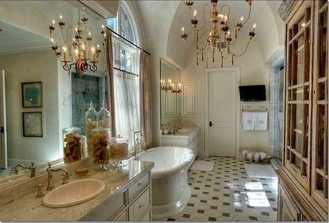 luxury Fancy Bathroom, Dream Bathrooms, Dream House Interior, Dream Bathroom, Beautiful Bathrooms, Dream House Decor, Design Layout, Amazing Bathrooms, Dream Home Design