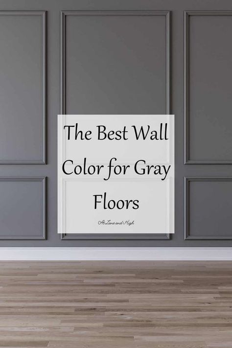 Grey Accent Wall Living Room, Grey Flooring Living Room, Light Grey Flooring, Gray Floors, Best Wall Paint, Best Wall Colors, Grey Wall Color, Grey Kitchen Floor, Gray Painted Walls