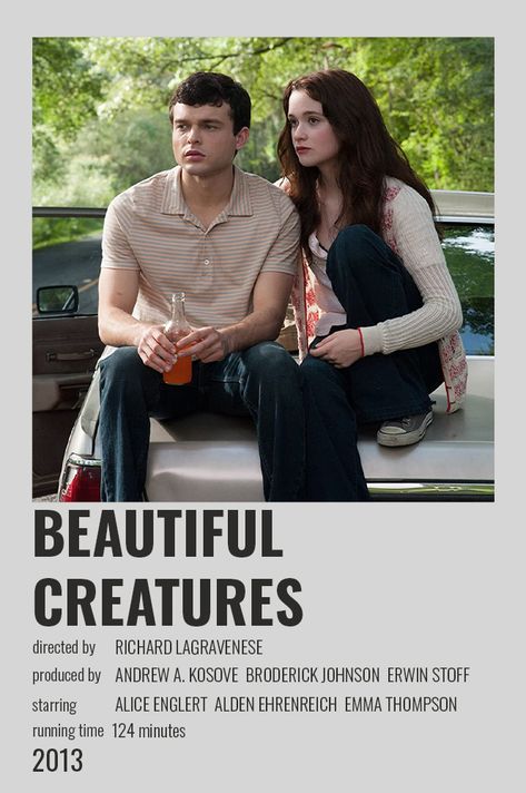 Beautiful Creatures Movie, Romcom Movies, Indie Movie Posters, Movies To Watch Teenagers, Movie Hacks, Iconic Movie Posters, Movie Card, Girly Movies, Film Posters Minimalist