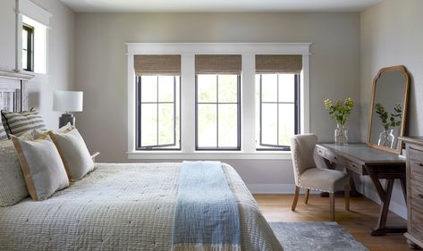 Read this quick collection of interior window trim ideas to find out why wood trim or painted white trim might be best when adding the final touches to your unique home. Interior Window Trim Styles, Wood Window Trim, Window Trim Styles, Neutral Color Bedroom, Wooden Window Design, Black Window Trims, Interior Window Trim, Fiberglass Windows, Interior Windows