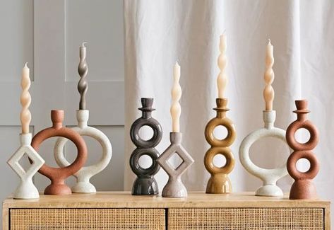 Modern Candle Holder, Ceramics Pottery Bowls, Pottery Candle Holder, Modern Candle, Clay Candle, Modern Candle Holders, Pottery Candle, Diy Ceramic, Keramik Design