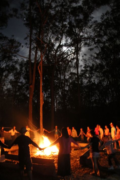 a bonfire party in the Australian bush under the moonlight just north of Brisbane 27 Dec 2012 Bush Party, Bonfire Party, Under The Moonlight, Australian Bush, Outdoor Party, Trees To Plant, Brisbane, The Outsiders, Outdoor Decor