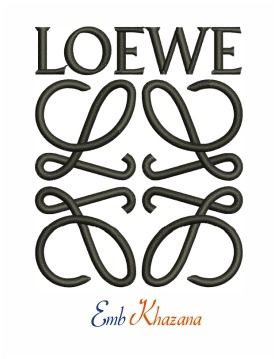 Buy Loewe logo Embroidery Dst Pes File online in USA Patriotic Embroidery, Loewe Logo, Unique Embroidery, Christmas Embroidery Designs, Applique Pattern, Clothing Logo, Custom Embroidery, Digital Embroidery, Logo Embroidery