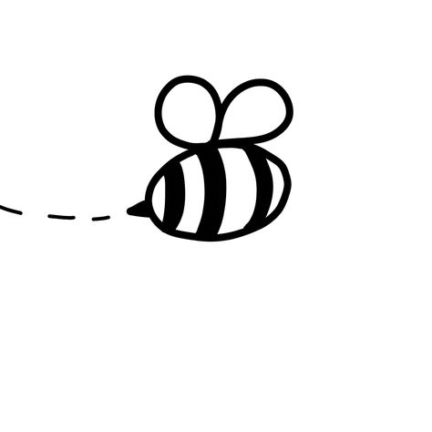 Made this little bee for me as a tatoo but wont be using for a while Easy Bee Tattoo, Simple Bee Tattoo, Bee Symbol, Bee Tattoo, Bee, Tattoos