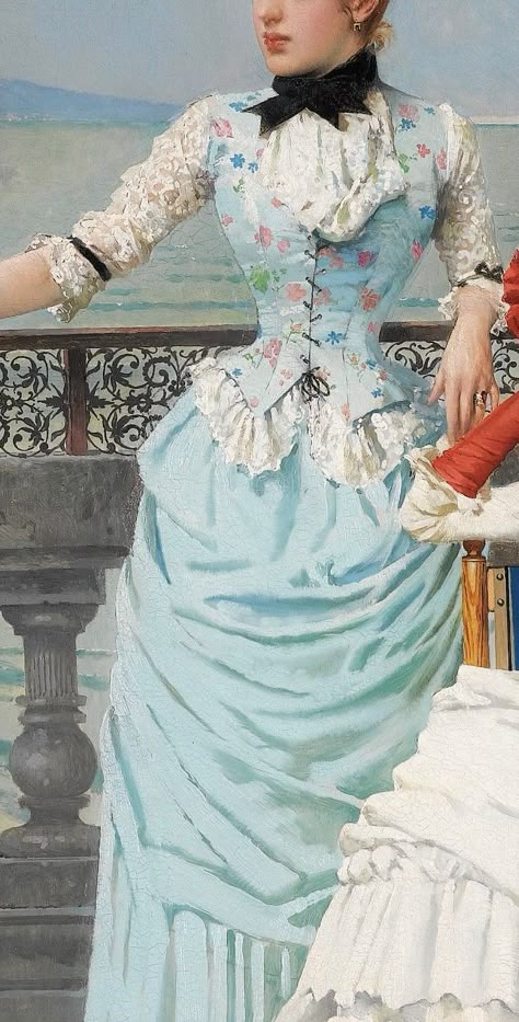 1880 Dress, Victorian Era Dresses, Victorian Era Fashion, 1880s Fashion, Dress Painting, 1800s Fashion, Bustle Dress, Victorian Costume, 18th Century Fashion