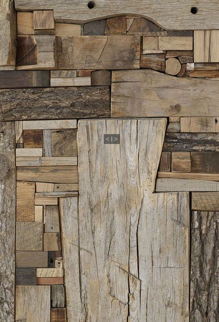 Wood Mosaic, Wood Creations, Assemblage Art, Driftwood Art, Sculpture Installation, Land Art, Wooden Wall Art, Found Object, Wood Sculpture