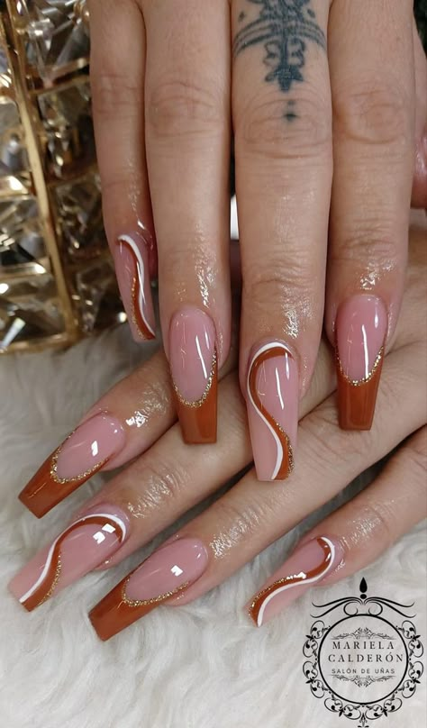 White Tip Nails, Unghie Nail Art, Fancy Nails Designs, Glamorous Nails, Fall Acrylic Nails, Acrylic Nails Coffin Short, Trendy Nail Design, Short Acrylic Nails Designs, Pink Acrylic Nails