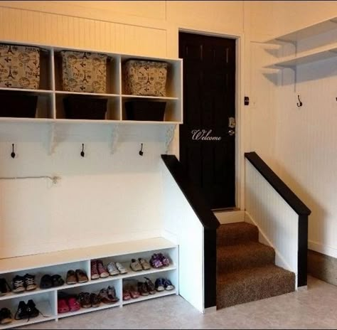 TARA DILLARD: How to Take Charge of Your Garage Diy Projects Garage, Mud Room Garage, Garage Entryway, Garage Storage Inspiration, Garage Mudroom, Garage Organizing, Garage Renovation, Garage Entry, Garage Remodel