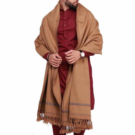 Men’s Shawl, Men Shawl Pakistani, Men Shawl Style, Traditional Indian Mens Clothing, Shawl For Men, Men Shawl, Mens Shawl, Shawl Outfit, Accessories Outfit