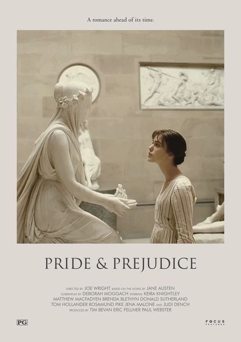 Pride & Prejudice Movie, Romance Movie Poster, Rock Poster Art, Pride And Prejudice 2005, Movie Decor, Pride Prejudice, Dorm Art, Vintage Poster Design, Movie Couples