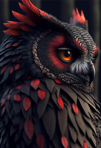 Page 33 | Fantasy Creature Images - Free Download on Freepik Illuminated Wall Art, Acrylic Background, Red Owl, Owl Artwork, Owl Wallpaper, Illumination Art, Cats Iphone, Neon Design, Art Products