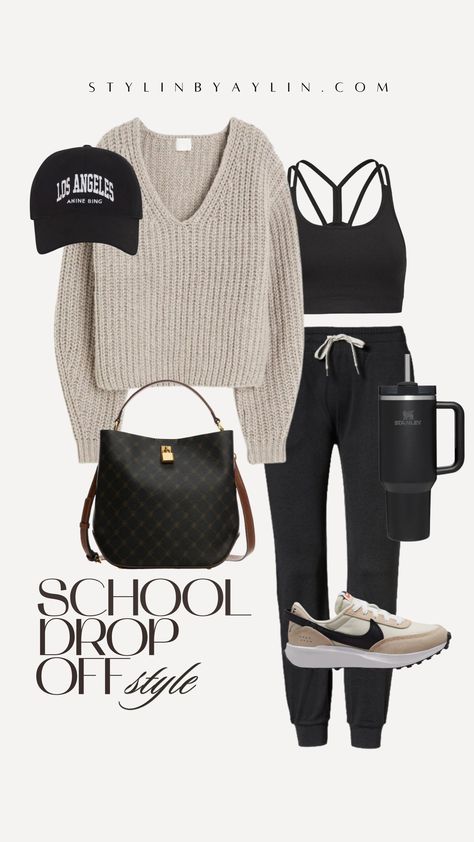 Sharing some athleisure looks to keep you stylish at school drop off. For more fashion and home decor follow me @stylinbyaylin Athleisure Fashion, Athleisure Outfits, Drop Off, Mom Outfits, Fall Winter Outfits, Everyday Outfits, Autumn Winter Fashion, Athleisure, What To Wear