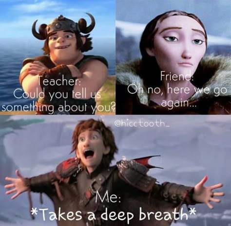 more funny how to train your dragon stuff Dragon Jokes, Funny Httyd, Httyd Funny, Ur Dragon, Race To The Edge, Httyd Art, Dragon Riders, Hiccup And Astrid, Dragon Memes