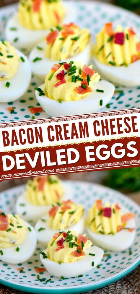 Deviled Eggs Recipe Best Thanksgiving, Deviled Eggs With Cream Cheese Recipe, Cream Cheese Deviled Eggs, Deviled Eggs Thanksgiving, Gourmet Deviled Eggs, Eggs Cream Cheese, Thanksgiving Deviled Eggs, Deviled Eggs Recipe Easy, Keto Deviled Eggs