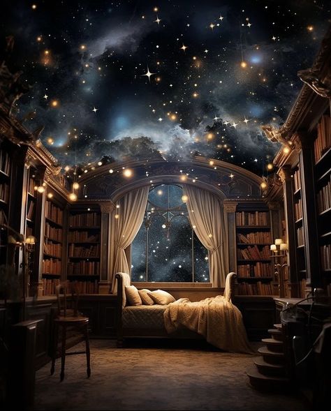 Dream Bedroom Inspiration, Fantasy Bedroom, Interior Design Per La Casa, Fantasy Rooms, Stars In The Sky, Dream House Rooms, Fantasy House, Design Del Prodotto, Dream Room Inspiration