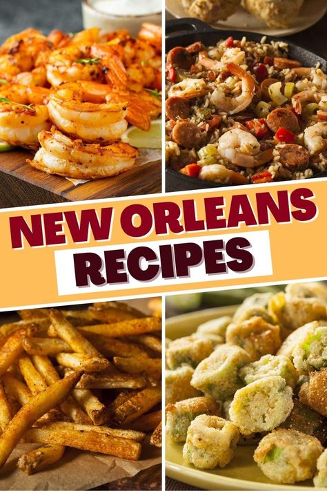 Get a taste of Louisiana with these New Orleans recipes! From gumbo to jambalaya to red beans and rice, these classic dishes are full of flavor, spice, and deliciousness. Cajun Meals, Cajun Comfort Food, Nola Recipes, Louisiana Cuisine, New Orleans Recipes, Creole Cooking, Cajun Dishes, Mardi Gras Food, Cajun Creole Recipes