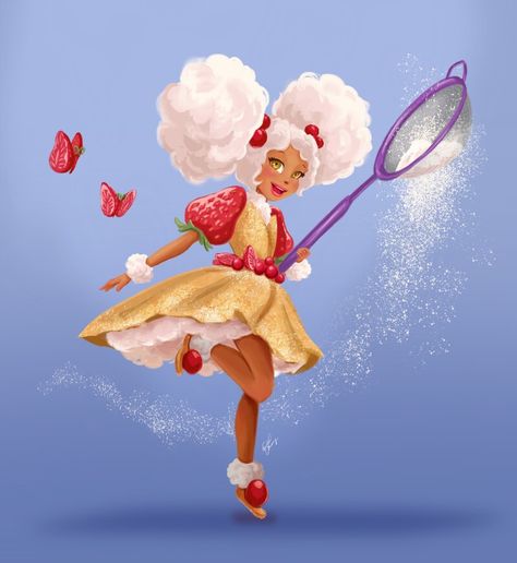 Candy People Art, Candy Dress Drawing, Princess Lolly Candyland, Plants As People, Lava Girl And Shark Boy, Candy Character Design, Dnd Candy, Candyland Aesthetic, Candy Land Characters