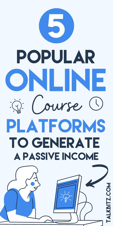 Are you looking for the best online course platform to profit from your knowledge and support your students? In this article, I’ll walk through the 5 best online course platforms to help you make the right decision. #onlinecourses #sellingonline #makemoneyonline Small Business Strategy, Online Course Creation, Earn Passive Income, Best Online Courses, Right Decision, Udemy Courses, Free Online Courses, Free Courses, Learning Tools