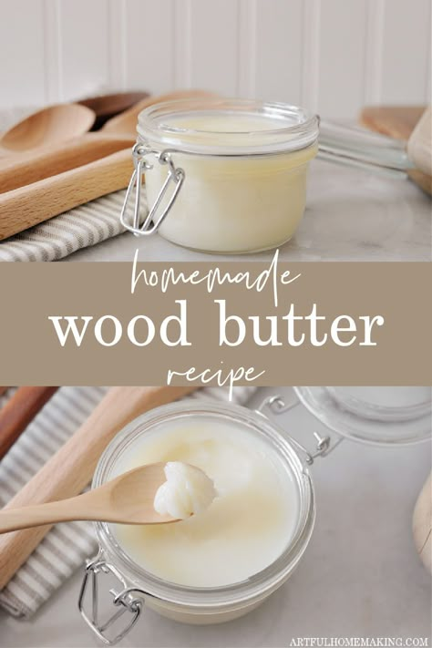 Restauration Hardware, Spoon Butter, Homemade Cleaning Recipes, Wood Butter, Homestead Kitchen, Natural Cleaning Recipes, Wood Utensils, Wooden Kitchen Utensils, Butter Recipes