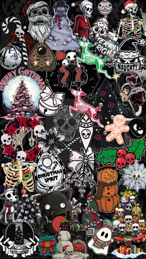 Lowkey Christmas Wallpaper, Pastel Goth Christmas Wallpaper, Scary Christmas Aesthetic, Trippy Christmas Wallpaper, Dark Christmas Wallpaper Aesthetic, Christmas Goth Wallpaper, Spell Wallpapers, Goth Christmas Aesthetic Wallpaper, Christmas Horror Wallpaper