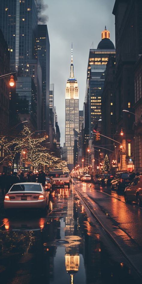 Christmas New York City, Christmas Phone Wallpapers, Christmas New York, Phone Wallpaper Pastel, Christmas Nyc, New York City Christmas, Welcome To New York, New York Wallpaper, Nyc Christmas