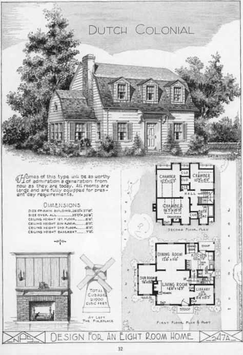 Dutch-colonial architecture. Dutch Colonial Homes Floor Plans, Dutch Colonial Floor Plans, Dutch Colonial Homes Exterior, Dutch Colonial Interior Design, Dutch Colonial Interior, Dutch Colonial House Plans, Modern Dutch Colonial, Colonial Home Floor Plans, Dutch Colonial Homes Interior